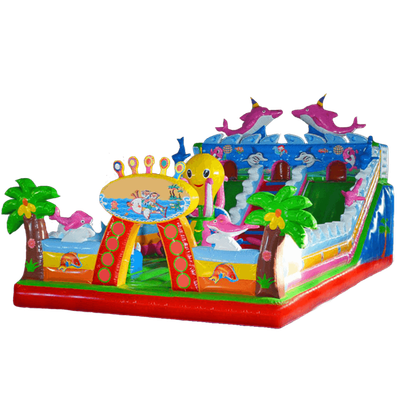 Коммерческий батут "Солнечный осьминожек"