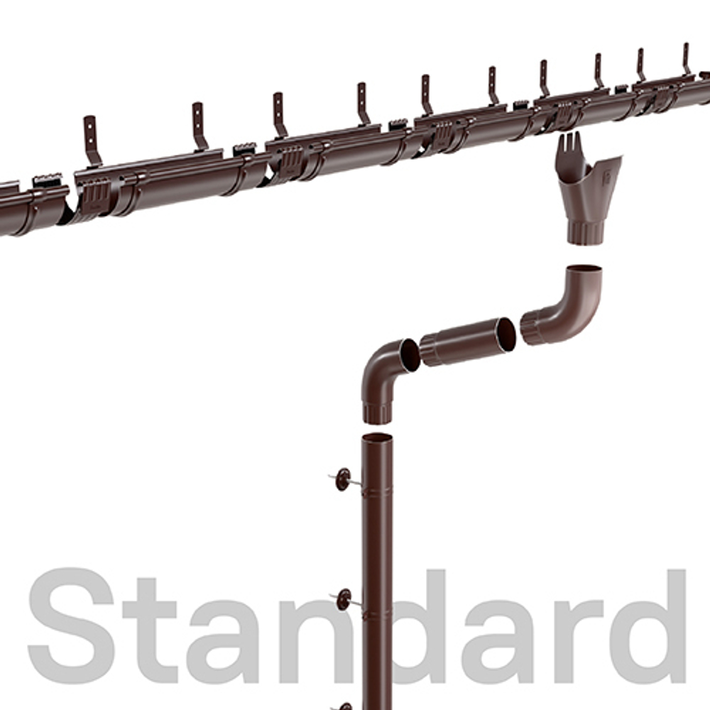 Комплект AVIATOR STANDARD 9 м (Коричневый 8017)
