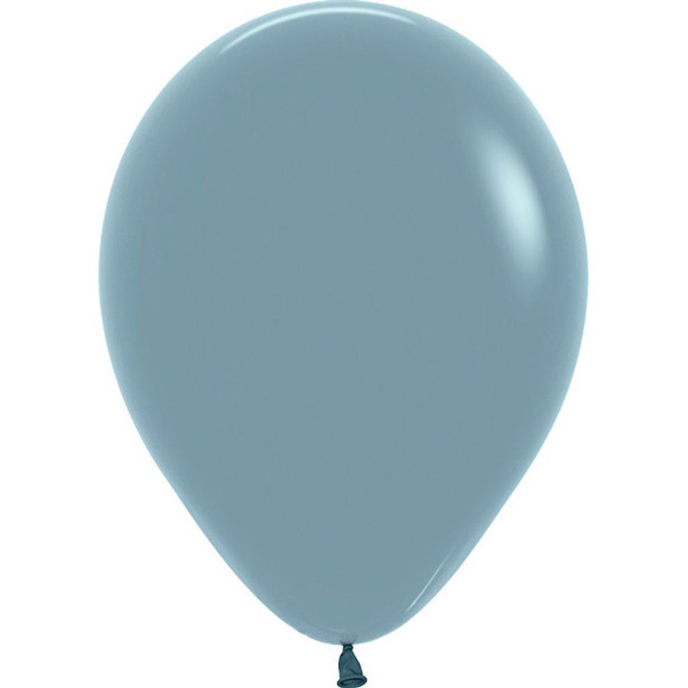 Латексный воздушный шар, ретро голубой