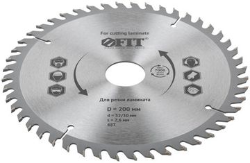 Диск пильный для циркулярных пил по ламинату 200 х 32/30 х 48T