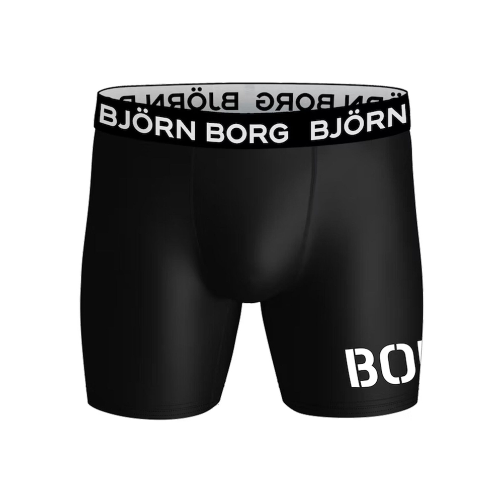 Björn Borg Performance Boxer Shorts 3 Pack Men - Black, White