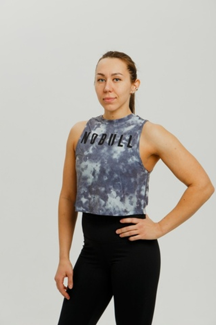 Майка NOBULL серая в пятнах