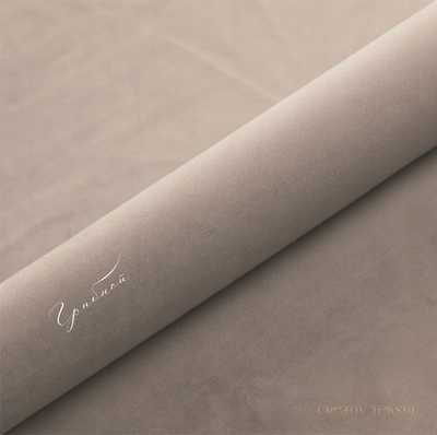 Футер 3 нитка велюр Грибной