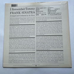 Винтажная виниловая пластинка LP Frank Sinatra I Remember Tommy (Япония 1977) (Без Оби)
