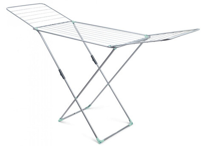 Сушилка напольная складная ( 18м длина суш.полотна ) (СБ1) серебро