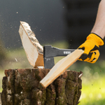 Топор-колун, F3, 640 гр, двухкомпонентная рукоятка, 320 мм// Denzel