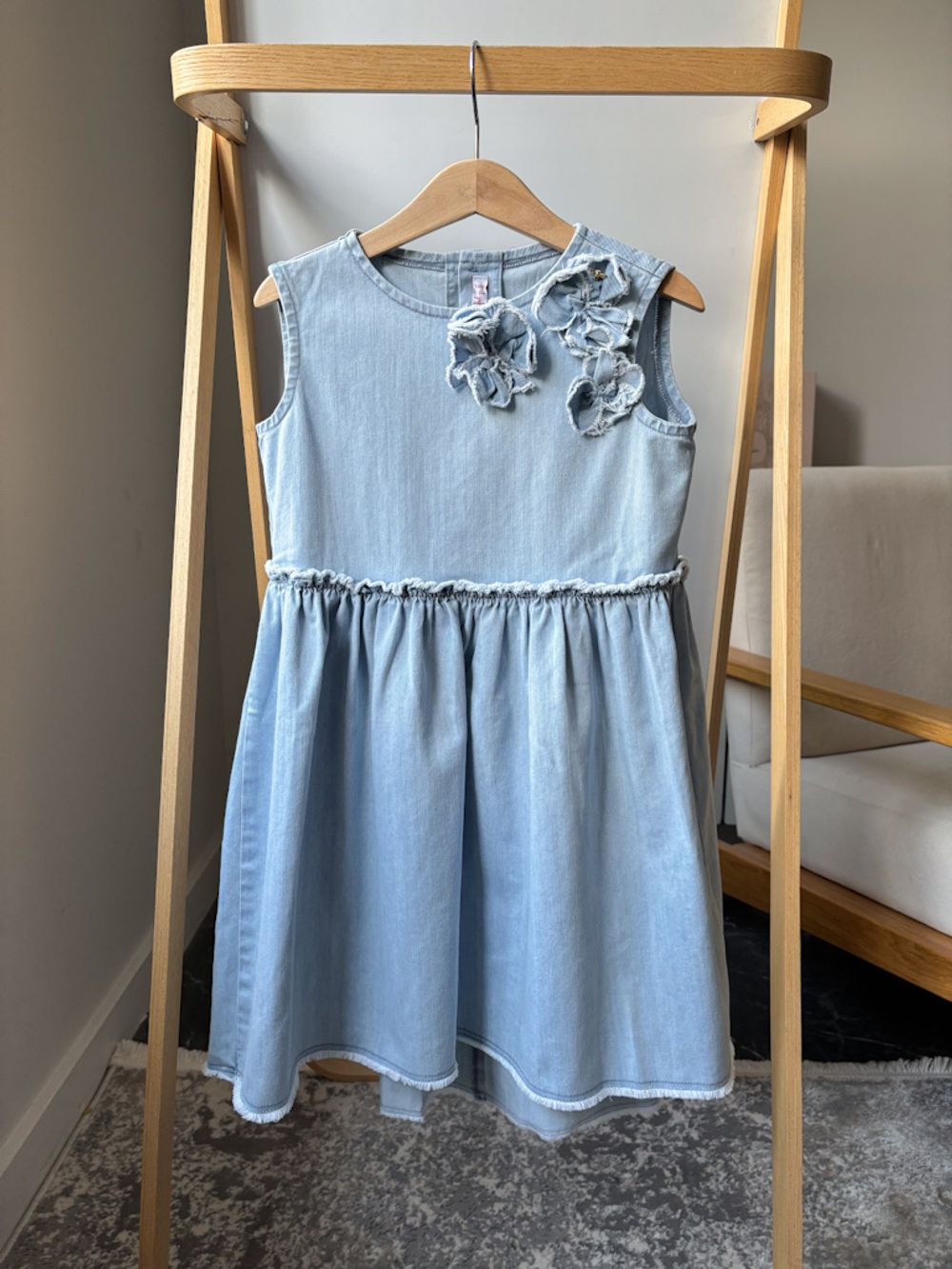 Джинсовое платье Il Gufo, 110