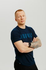 Футболка NOBULL темно-синяя