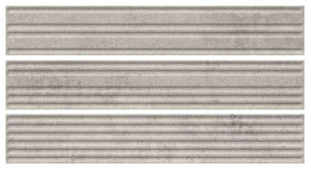 Настенная плитка Carrizo Grey Elewacja Struktura Stripes Mix Mat