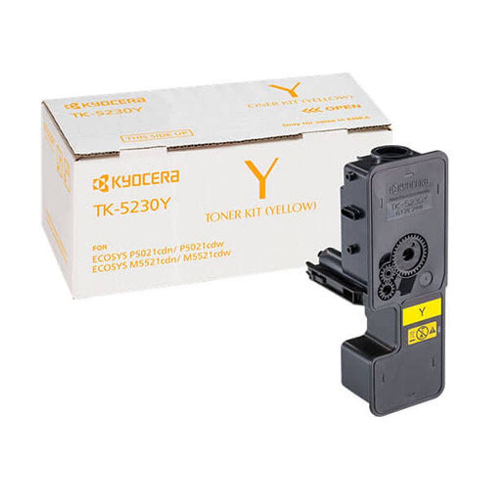 Тонер-картридж Kyocera TK-5230Y Yellow для P5021cdn, M5521cdn (1T02R9ANL0)