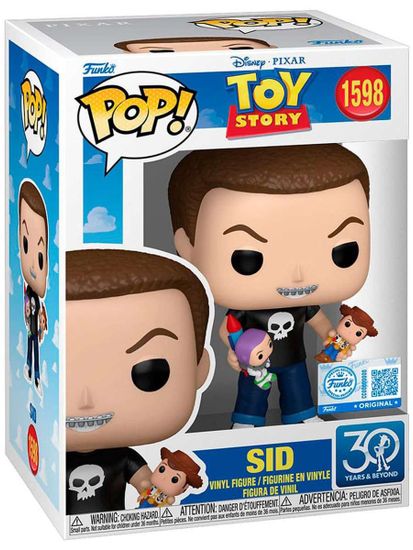 Фигурка Funko POP! Disney Toy Story 30th Sid (1598) 87189 / Фигурка Фанко ПОП! по мотивам мультфильма "История игрушек", Сид Филлипс