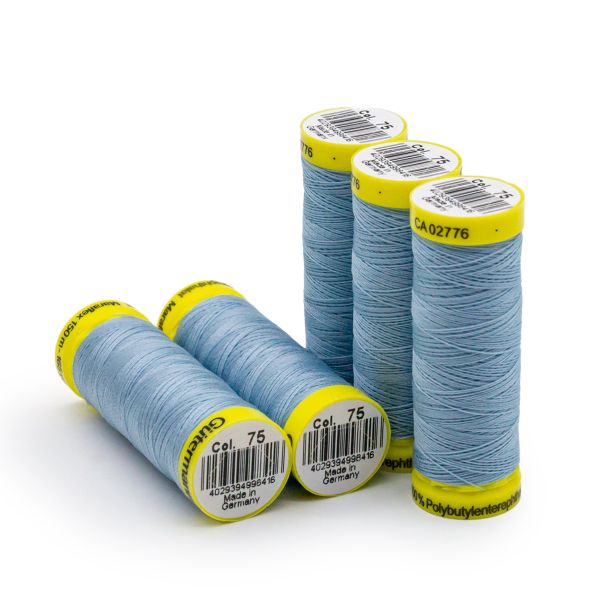 Нитки для трикотажа Gutermann Maraflex 120 (150 метров), 5 кат. | 075 бледный джинс
