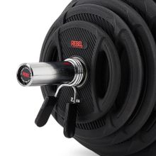 Замок пружинный с прямыми обрезиненными лапками 51 мм