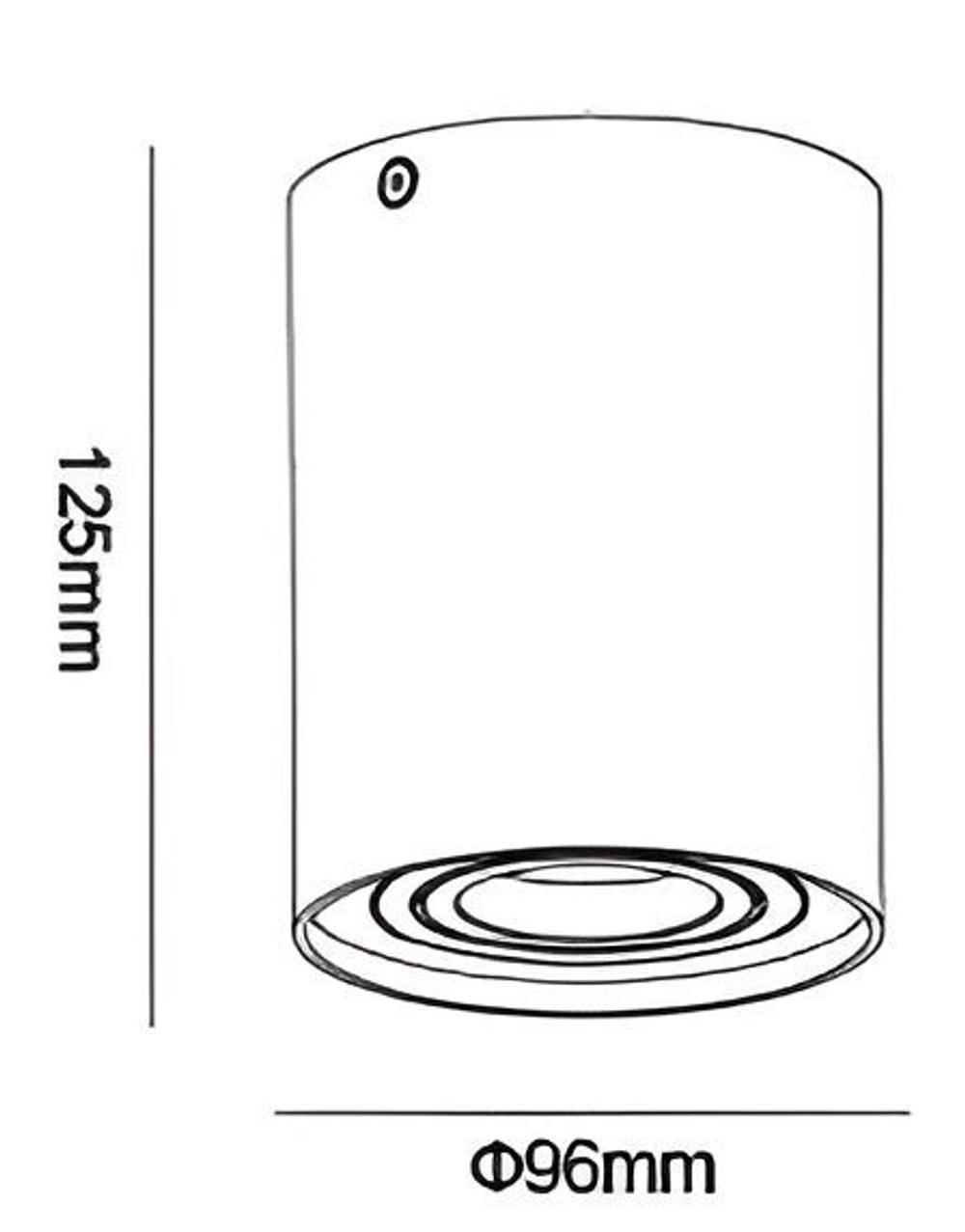 Накладной точечный светильник Crystal Lux CLT 410 410C GR