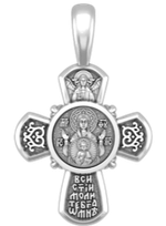 Крест "Распятие. Икона Божией Матери "Знамение"."