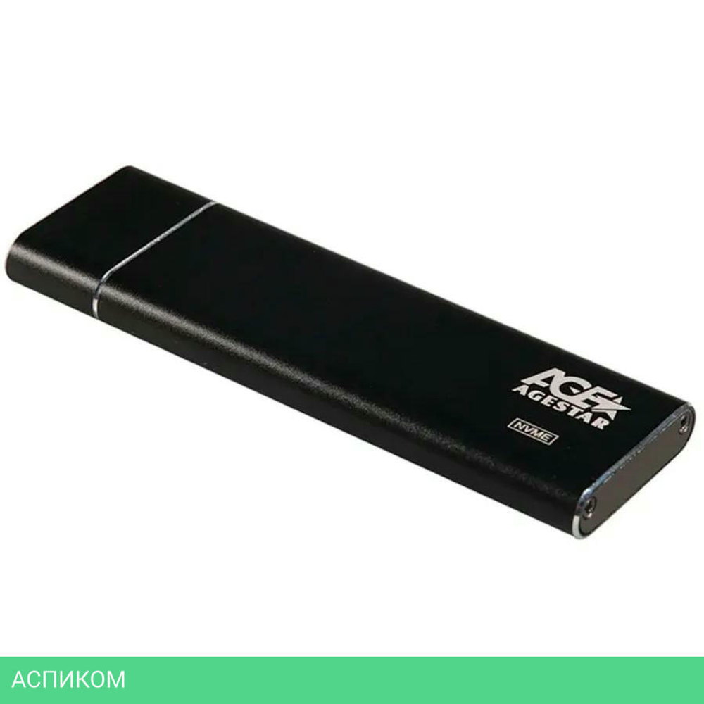 Бокс для накопителя AgeStar 31UBNV5C черный