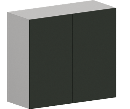 Кухня Модуль ШВ 800 Графит / Насыщенно-зеленый