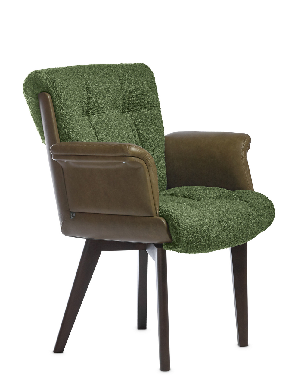 Кресло для конференций Париж люкс BD ткань/кожа