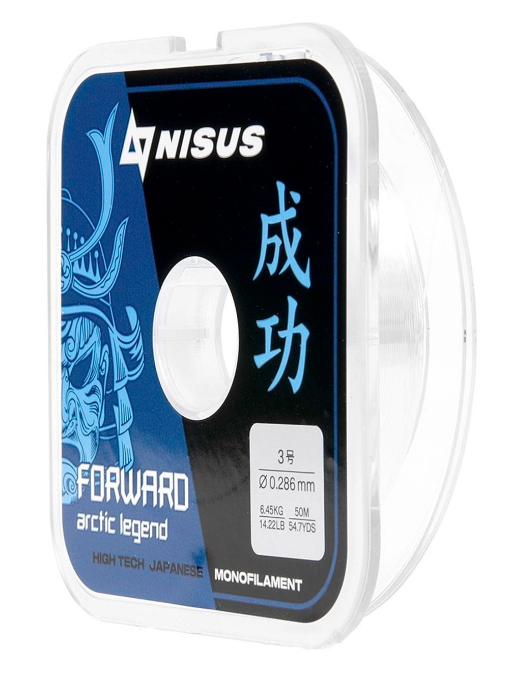 Леска для рыбалки Nisus FORWARD ARCTIC LEGEND Nylon Transparent 0,286mm/50m (N-FAG-0.286-50)