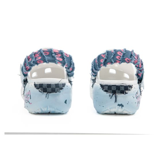 Crocs Classic Platform Clog 'Blue White'