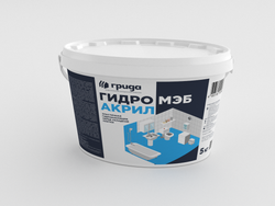 Мастика гидроизоляционная латексная Грида ГидроМЭБ Акрил голубая