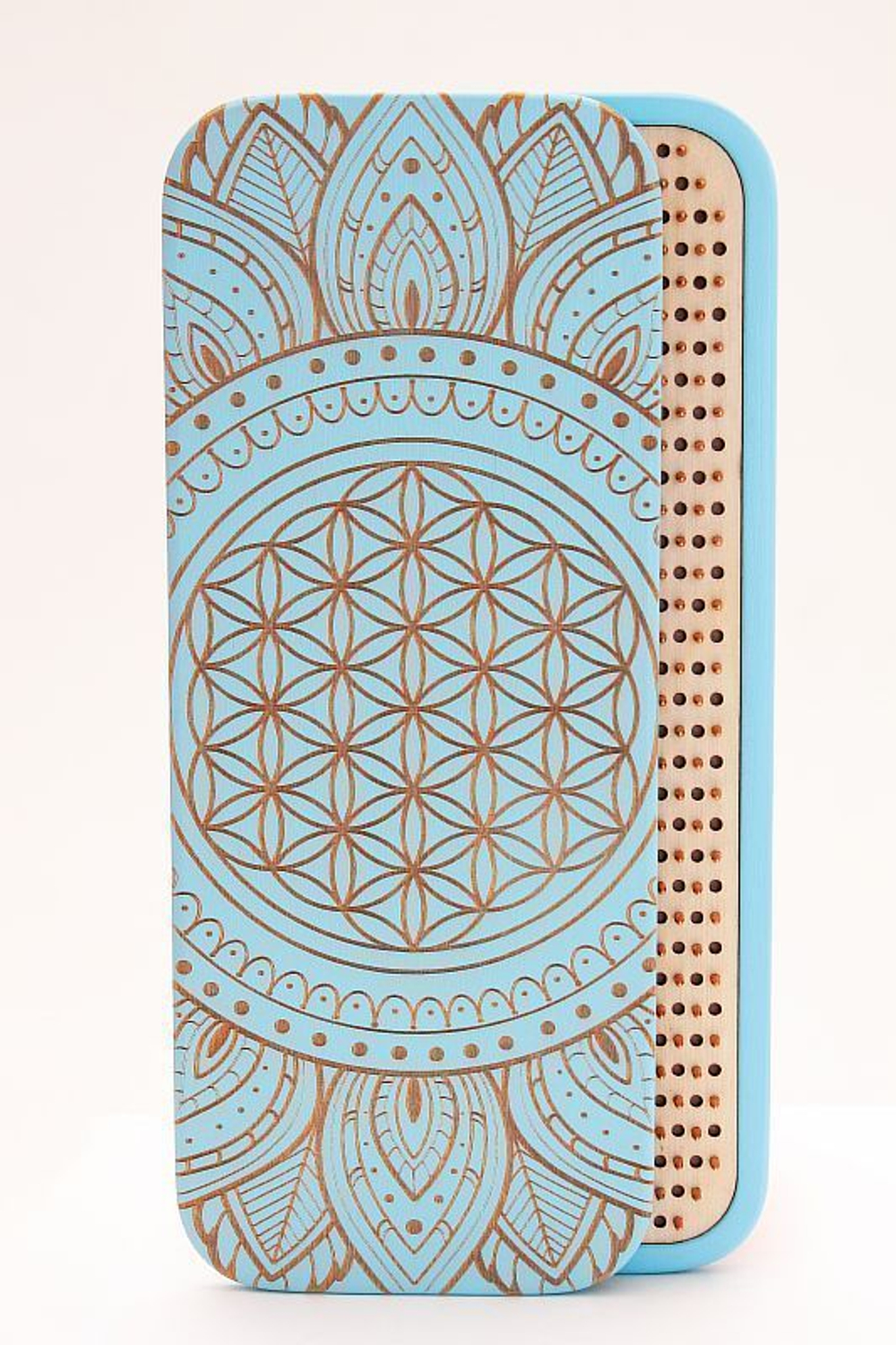 Доска садху Ом на мандале алюминиевые гвозди