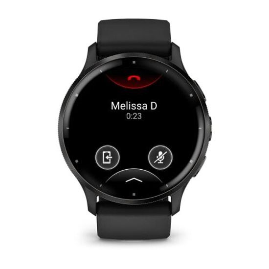 Умные часы Garmin Venu 3 черные с серым безелем