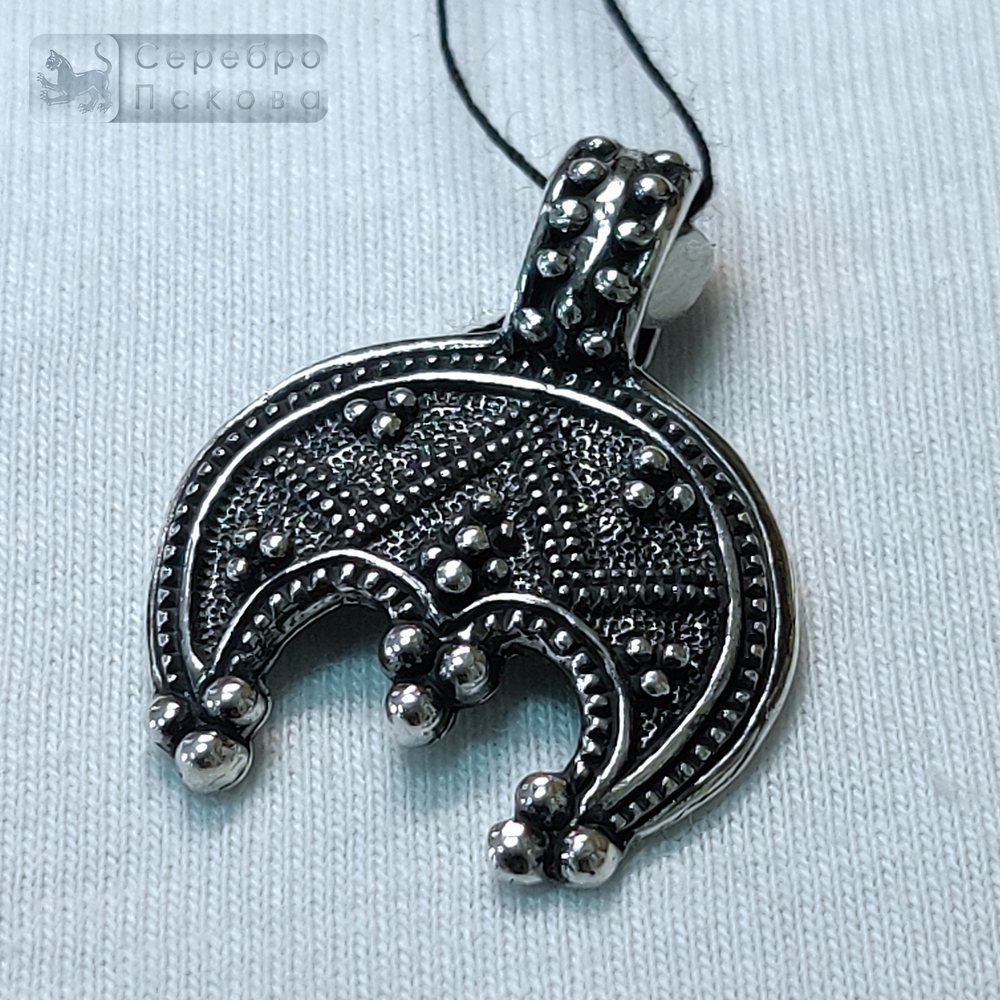 Подвеска "Лунница" Богородичная средняя