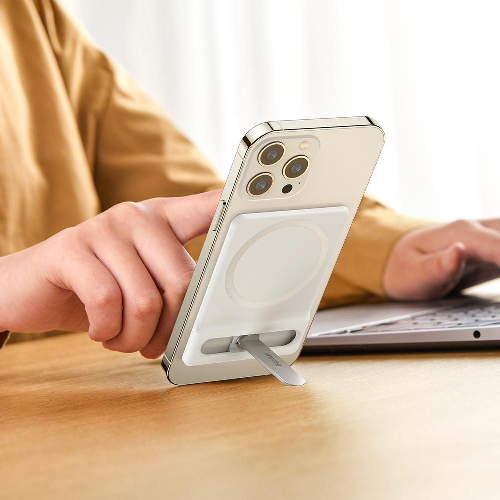 Подставка для телефона Baseus Foldable Magnetic Bracket (MagSafe) - White