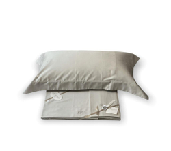 Постельное белье 2 спальное евро Blumarine Lory 51 cristal серое