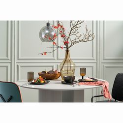 Набор тарелок Dots, Ø21 см, черные, 2 шт.