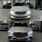 Обвес переделка для MERCEDES-BENZ W221 2006 - 2013 АПГРЕЙД ДО W223 2020 - 2024 Мерседес Бенц S класс