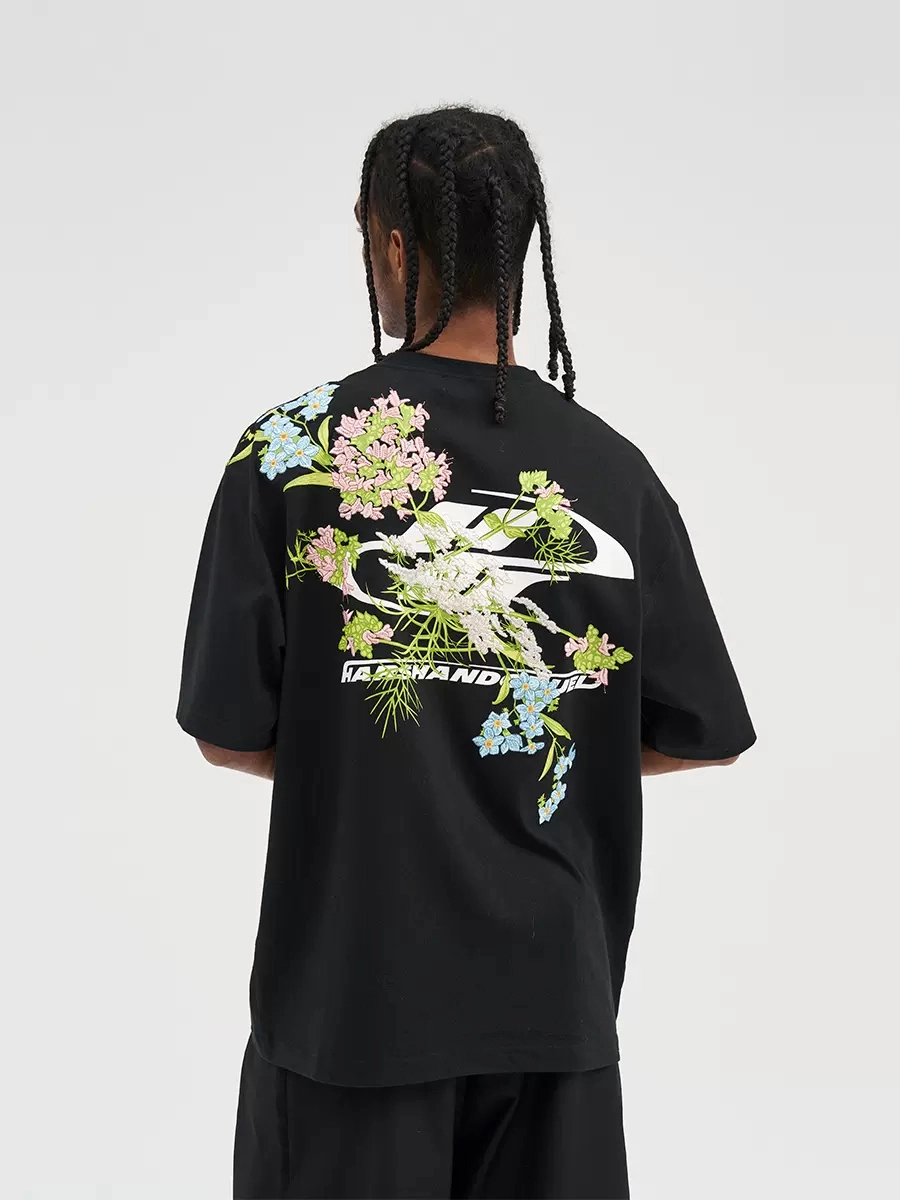 Футболка HARSHandCRUEL "Flowers" Loose fit Tee