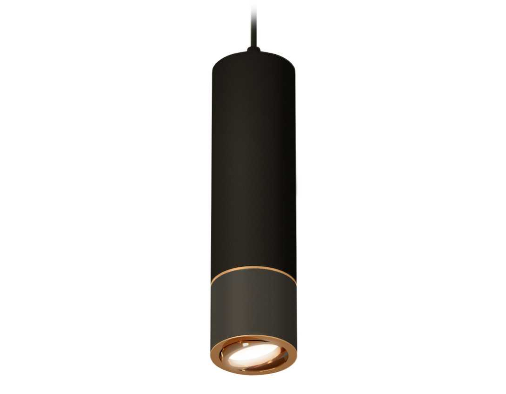 Комплект подвесного светильника Ambrella light Techno Spot XP7402050 SBK/PYG черный песок/золото желтое полированне (A2311,C7456,A2072,C7402,N7004)