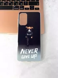 Чехол силикон принт. Never give up