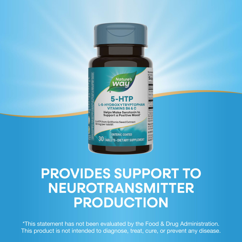 Nature's Way, 5-HTP, 30 таблеток