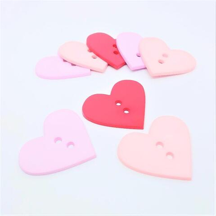 Пуговица №59 "Большое сердце" 33х37 мм