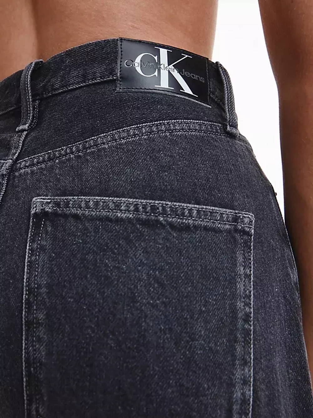 Джинсы Cal high rise relaxed grey