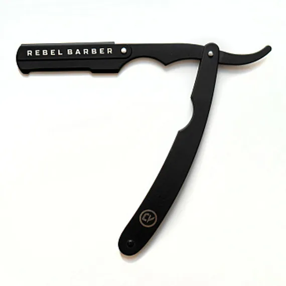 Опасная бритва с защитой и сменным лезвием Protector Black