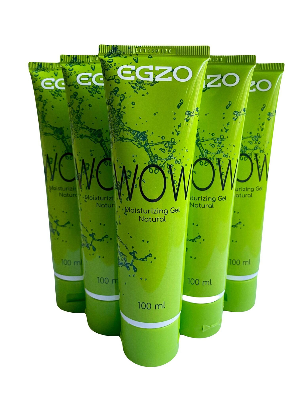 Набор из 5 универсальных лубрикантов на водной основе Egzo Wow (по 100 мл.)