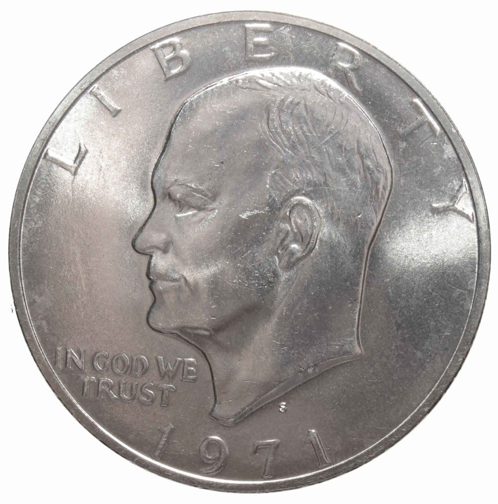 1 доллар 1971 (S). США (Лунный).