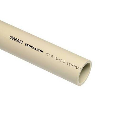 Труба полипропиленовая WAVIN Ekoplastik S 5.0 - 110x10.0 (PN10, Tmax 60°C, штанга 4 м.)