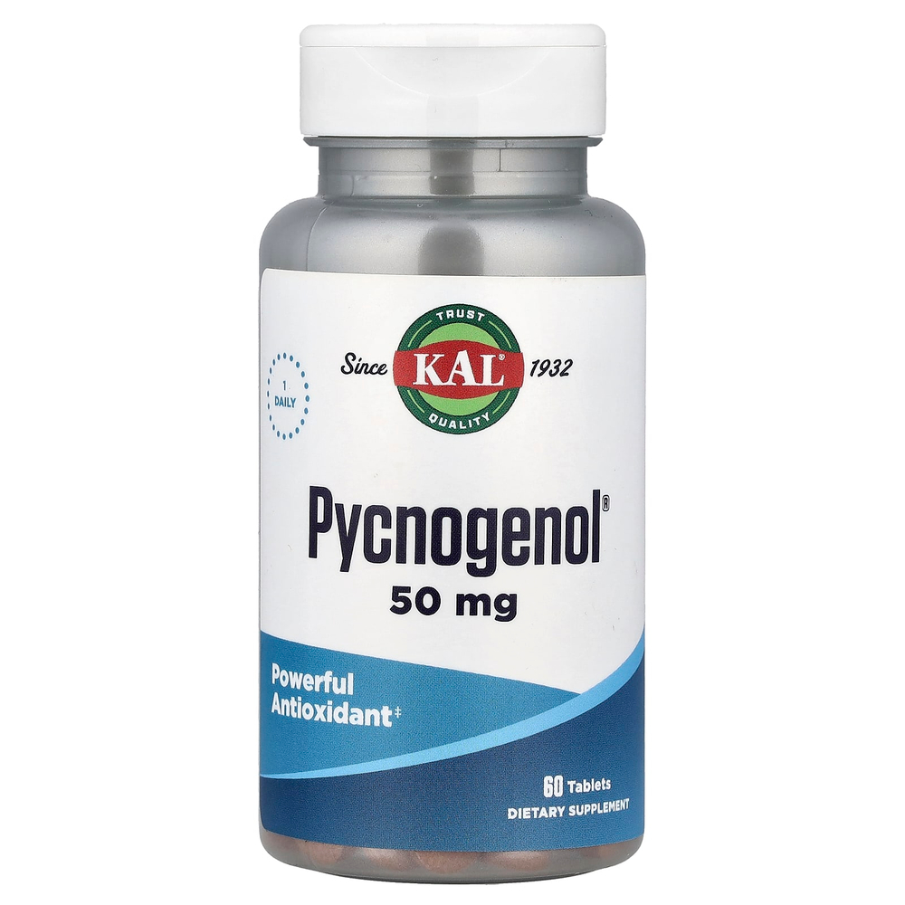 KAL, Pycnogenol®, 50 мг, 60 таблеток