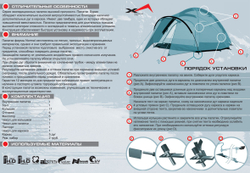 ЭКСТРЕМАЛЬНАЯ ПАЛАТКА NORMAL БУРАН 4N SI/PU