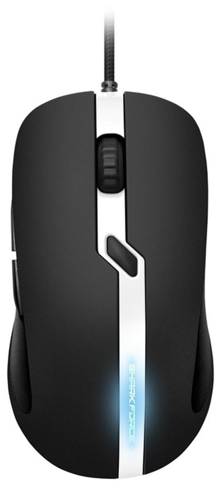 Sharkoon SHARK FORCE PRO white 6 кнопок, 3200 dpi, USB Мышь игровая