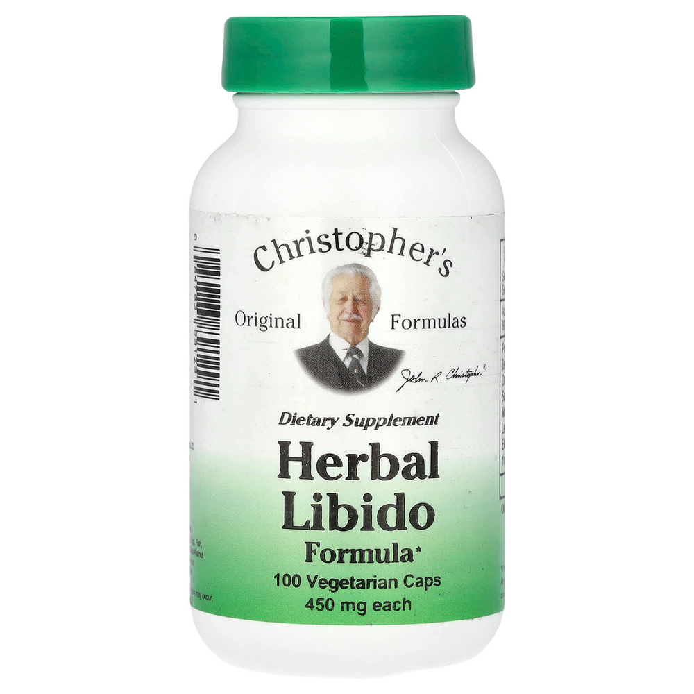 Christopher's Original Formulas, травяная формула для либидо, 100 вегетарианских капсул