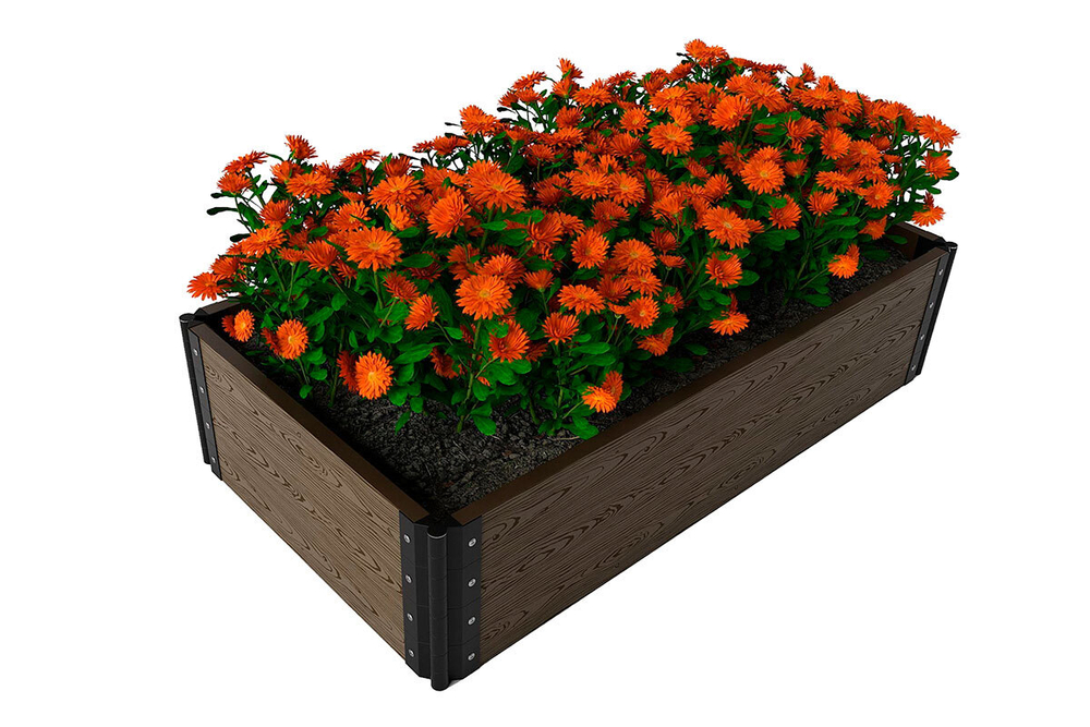 Доска грядочная Holzhof 300*30*2950мм, тиснение 3D