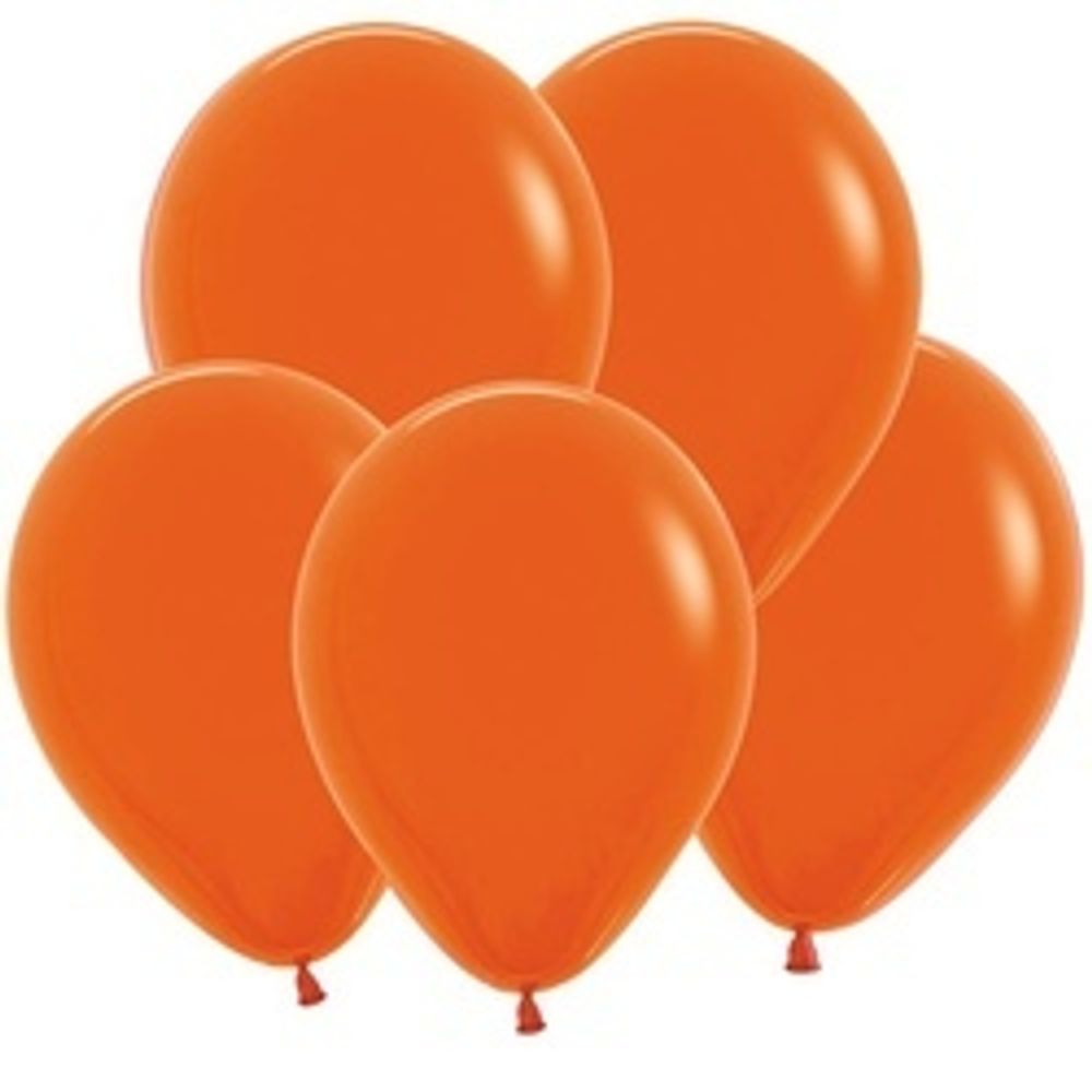 Шар (12"/30 см) Оранжевый (061), пастель 12 шт.