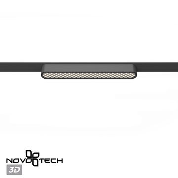 Трековый светодиодный светильник для низковольтного шинопровода 359080 чёрный Smal Novotech