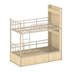 Overnight Кровать 2-х ярусная ON.K2-001 Акация Лорка/Металл Капучино 2080*950*2260